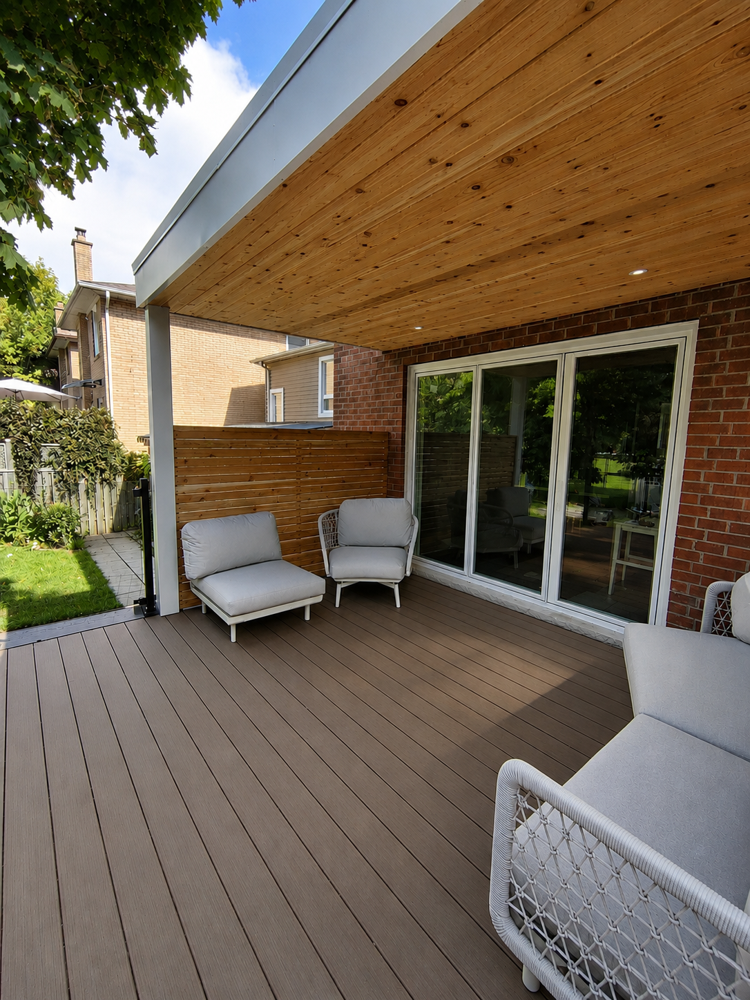 Cozy Covered Deck