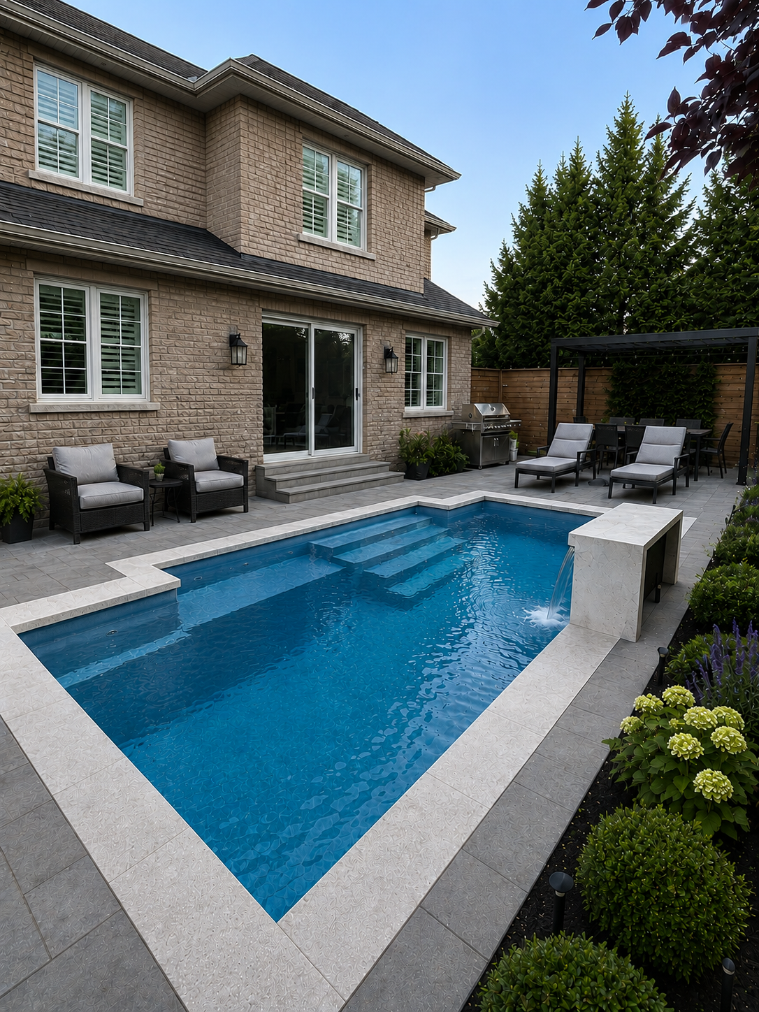 Luxury Backyard Pool Retreat