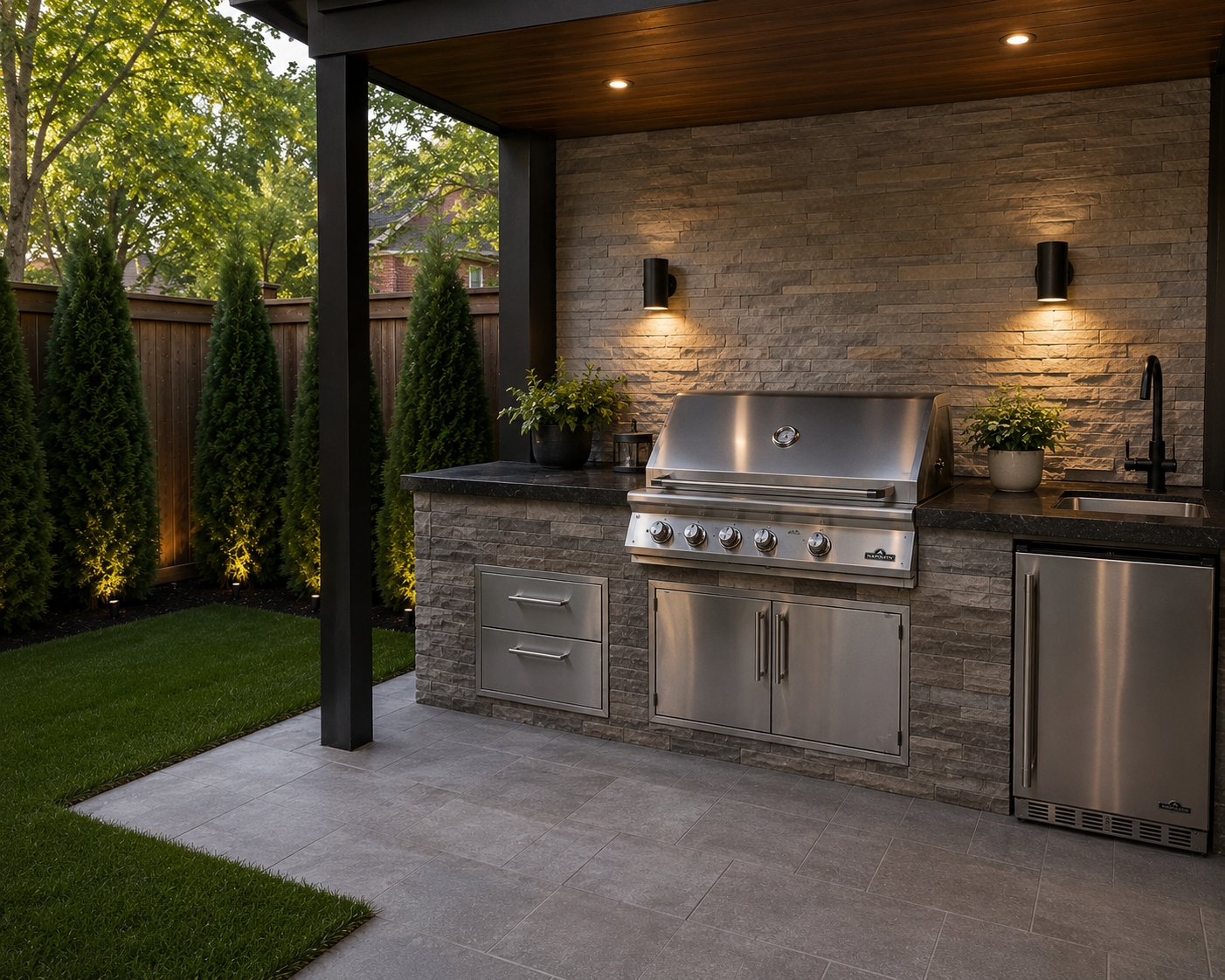 Custom Outdoor Kitchen