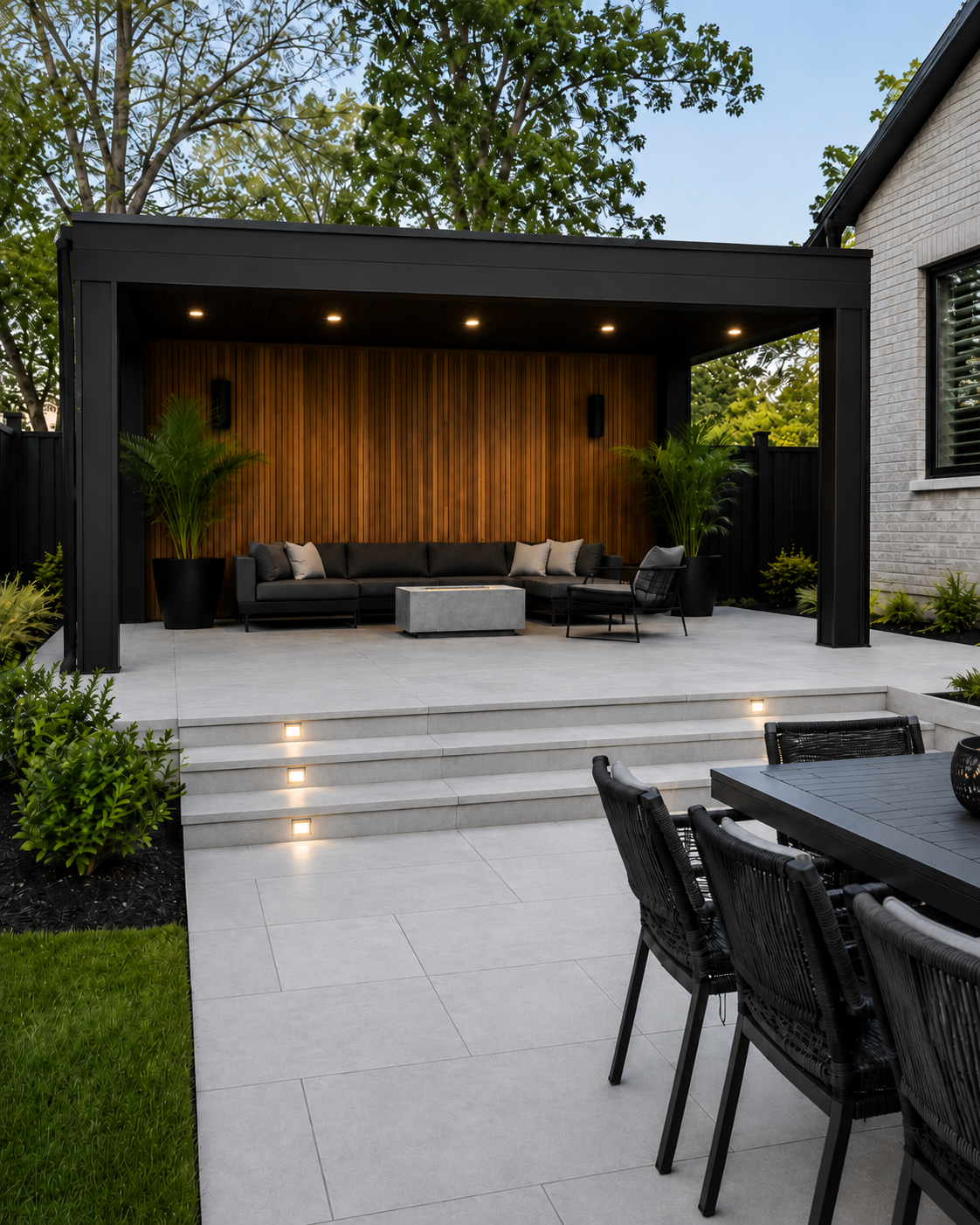 Modern Backyard Cabana