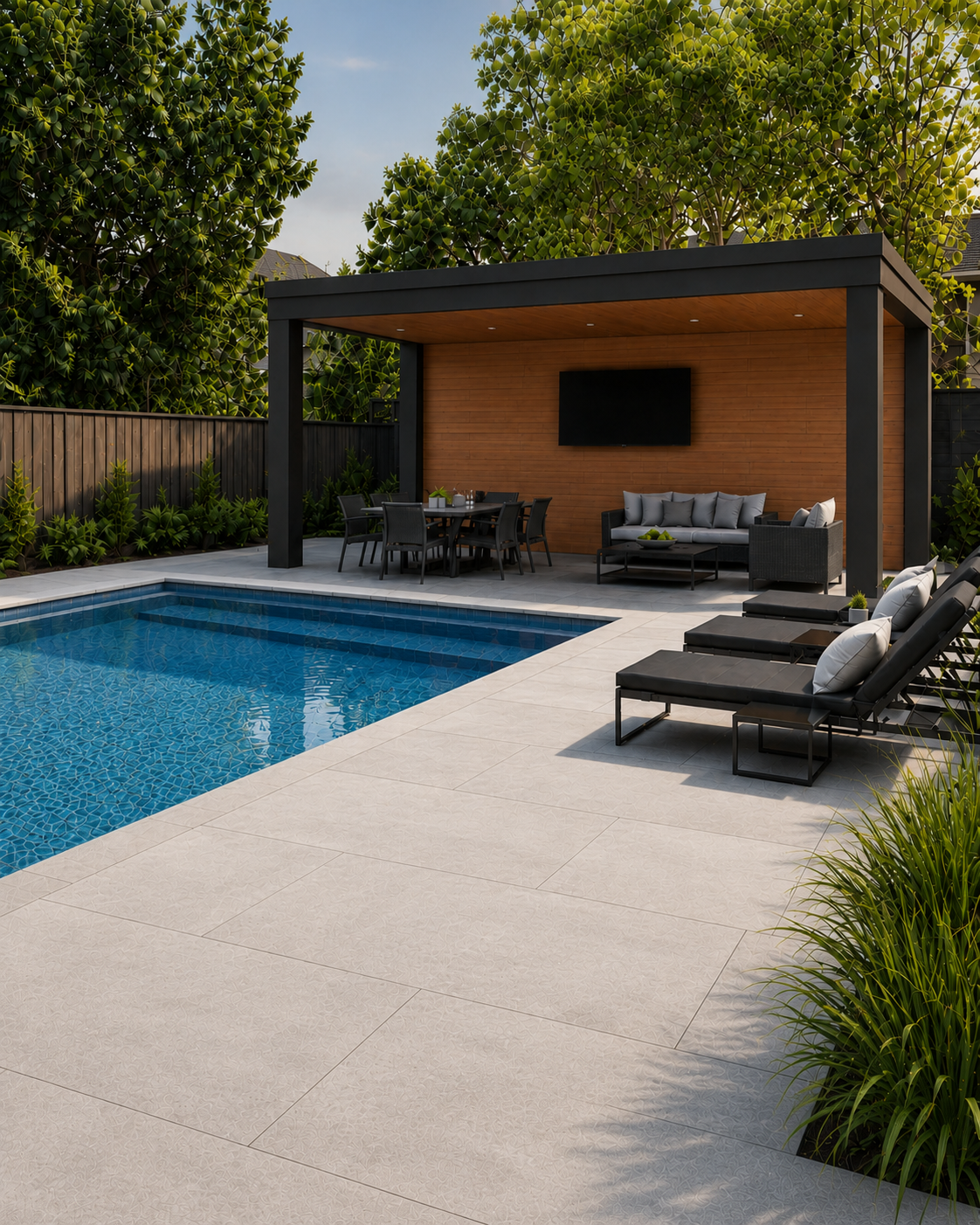 Custom Poolside Cabana